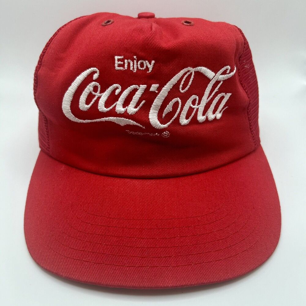 Coca-Cola Ball Cap - Snap-Back - Mesh Sides